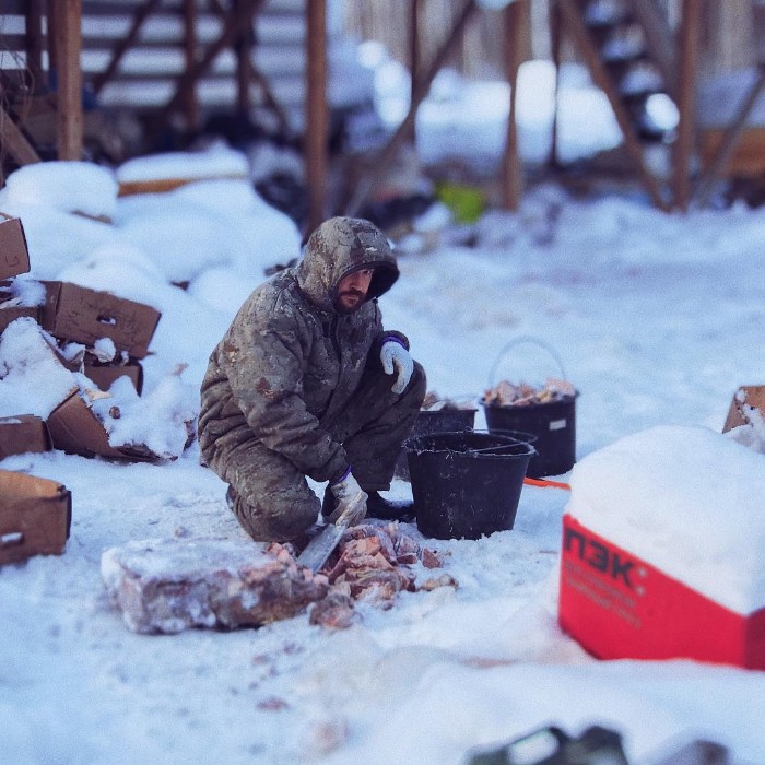 Famous Russian Photographer Ends Her Career To Live In A Forest With 100 Sick Dogs