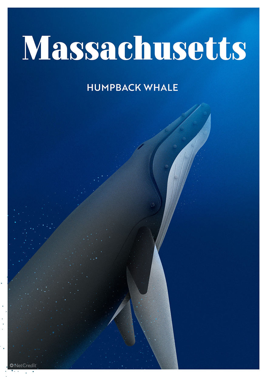 These Nature Posters Show The Most Endangered Species In Each US State These Nature Posters Show The Most Endangered Species In Each US State