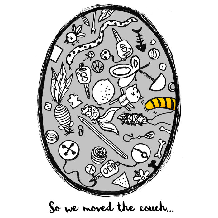 My Girlfriend Turns Our Life With 3 Cats And A Dog Into Humorous Illustrations (20 Pics) My Girlfriend Turns Our Life With 3 Cats And A Dog Into Humorous Illustrations (20 Pics)