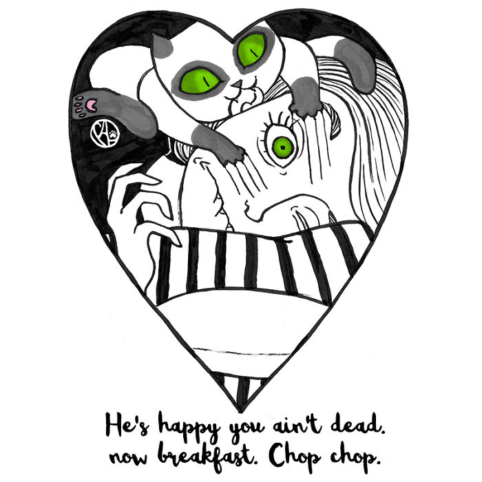 My Girlfriend Turns Our Life With 3 Cats And A Dog Into Humorous Illustrations (20 Pics) My Girlfriend Turns Our Life With 3 Cats And A Dog Into Humorous Illustrations (20 Pics)