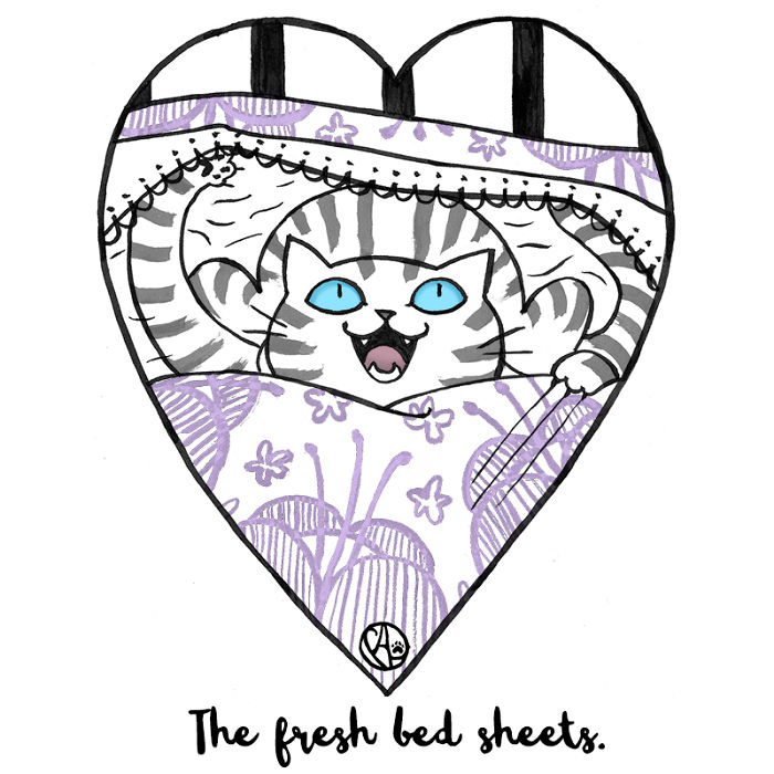 My Girlfriend Turns Our Life With 3 Cats And A Dog Into Humorous Illustrations (20 Pics) My Girlfriend Turns Our Life With 3 Cats And A Dog Into Humorous Illustrations (20 Pics)