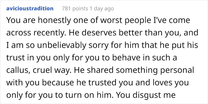 Girlfriend Asks If She’s Wrong To Leave Boyfriend After Learning That He Was Raped, Gets Destroyed With Responses Girlfriend Asks If She’s Wrong To Leave Boyfriend After Learning That He Was Raped, Gets Destroyed With Responses