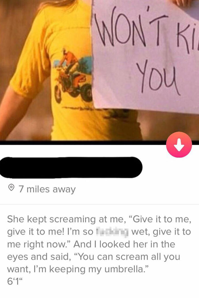 30 Of The Funniest Tinder Profiles (Yes, They’re Real)