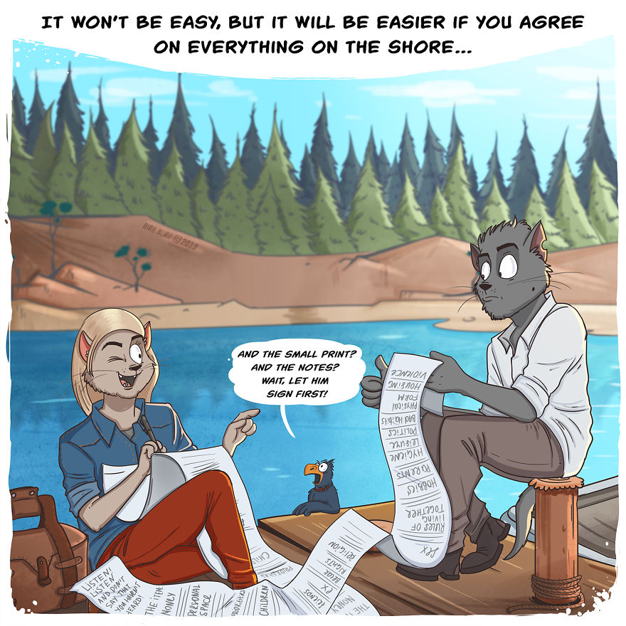 My Comic Story About Cats Depicts What Every Romantic Relationship Deals With My Comic Story About Cats Depicts What Every Romantic Relationship Deals With