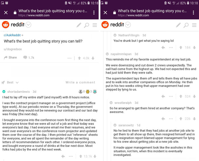 Manager Receives An 8 Hours Notice To Fire All His Staff, Orders Pizza And Writes Recommendations For Everyone Instead Manager Receives An 8 Hours Notice To Fire All His Staff, Orders Pizza And Writes Recommendations For Everyone Instead
