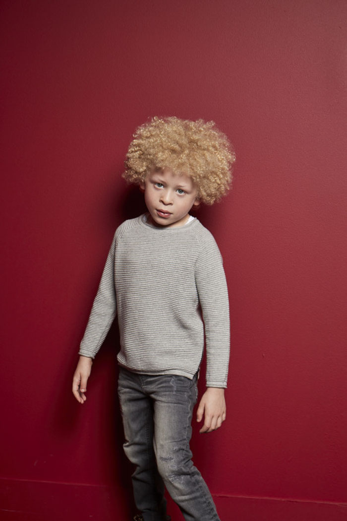5-Year-Old Albino Boy Becomes Model For Primark After Mum Shares His Pic On Facebook