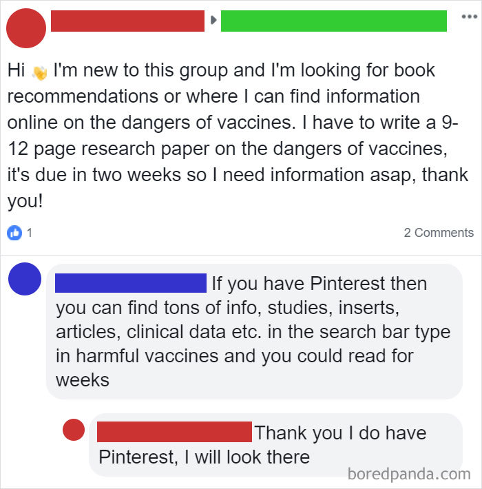 22 Of The Most Entertaining Responses To Anti-Vaxxers 22 Of The Most Entertaining Responses To Anti-Vaxxers