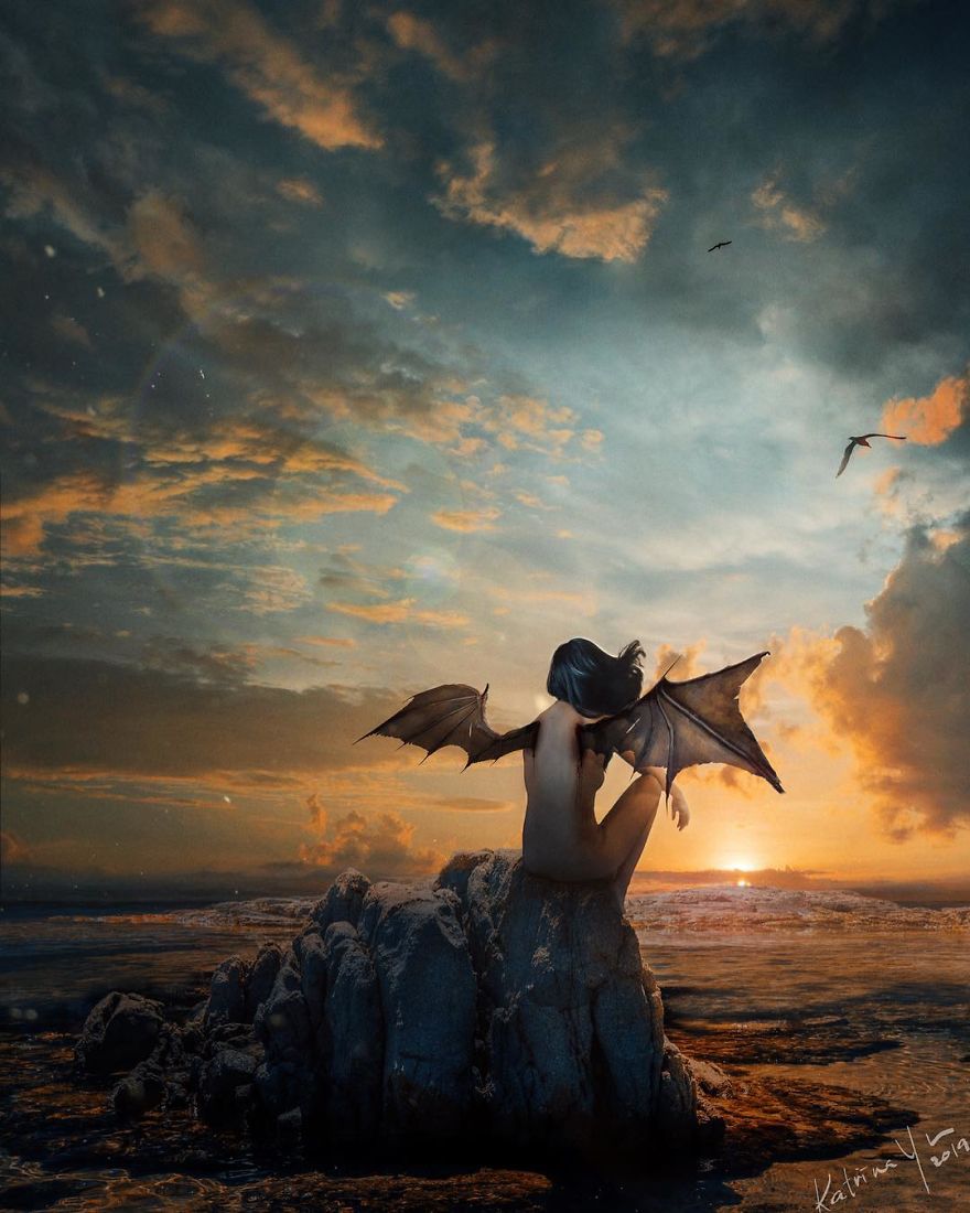 I Turn The Stories That Exist In My Head Into Reality Using Photoshop (35 Pics)