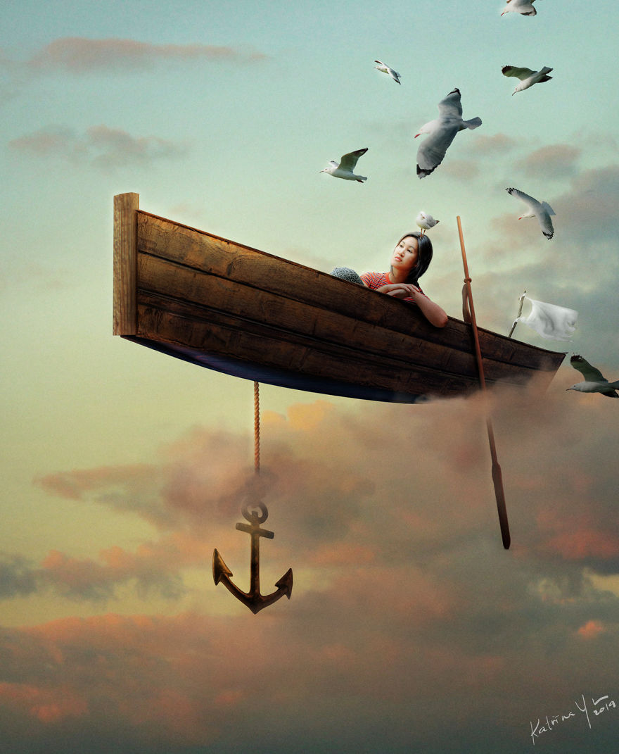 I Turn The Stories That Exist In My Head Into Reality Using Photoshop (35 Pics)