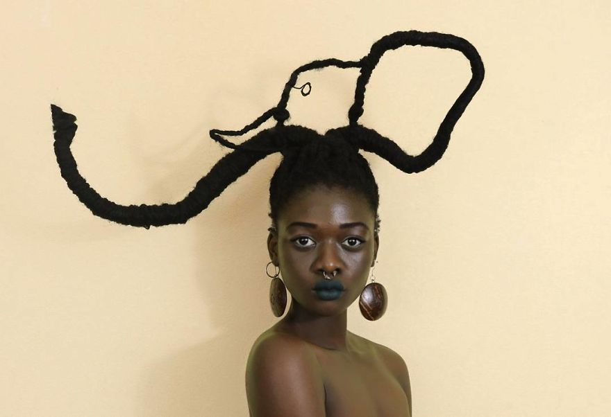 Artist Turns Her Hair Into Incredible Sculptures (New Pics) Artist Turns Her Hair Into Incredible Sculptures (New Pics)