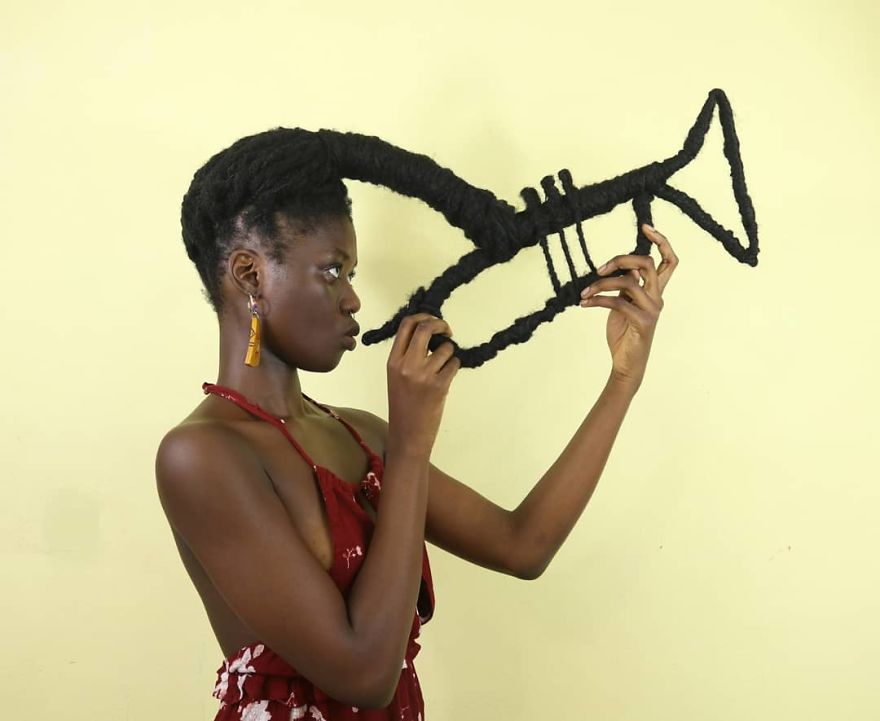 Artist Turns Her Hair Into Incredible Sculptures (New Pics) Artist Turns Her Hair Into Incredible Sculptures (New Pics)