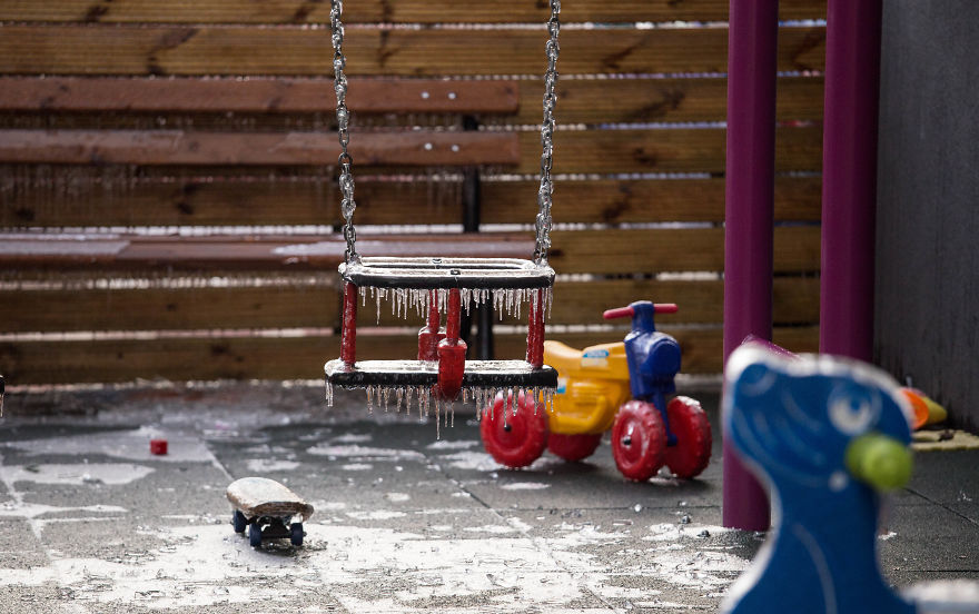 I Photographed Freezing Rain, Alternately Beautiful And Scary I Photographed Freezing Rain, Alternately Beautiful And Scary