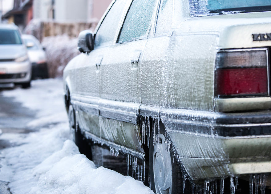 I Photographed Freezing Rain, Alternately Beautiful And Scary I Photographed Freezing Rain, Alternately Beautiful And Scary