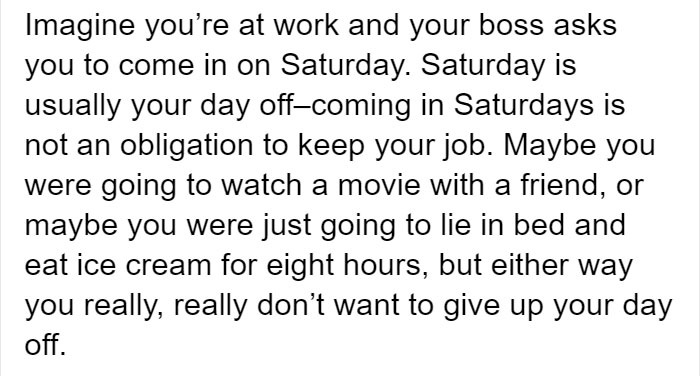 Someone Gives Millennials Advice On How To Say ‘No’ When Your Boss Wants You To Work On A Free Day Someone Gives Millennials Advice On How To Say ‘No’ When Your Boss Wants You To Work On A Free Day