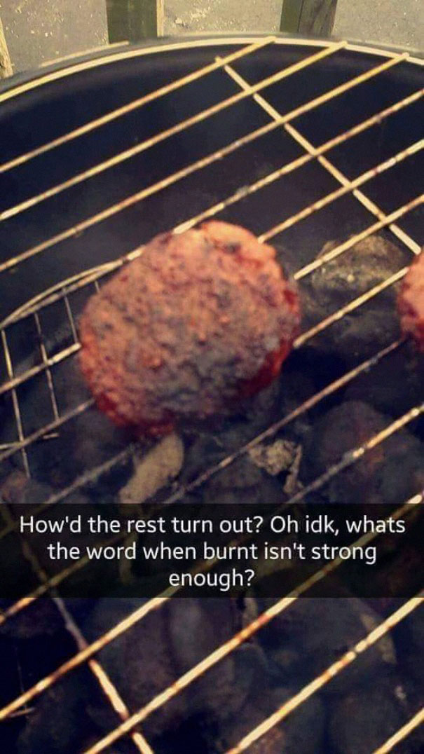 Woman Sets Out To Grill Some Tasty Burgers On Charcoal, Fails Hilariously Woman Sets Out To Grill Some Tasty Burgers On Charcoal, Fails Hilariously