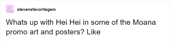 Someone Asked Why Disney Dumbed Down Moana&#8217;s Rooster And One Tumblr User Gave The Perfect Answer