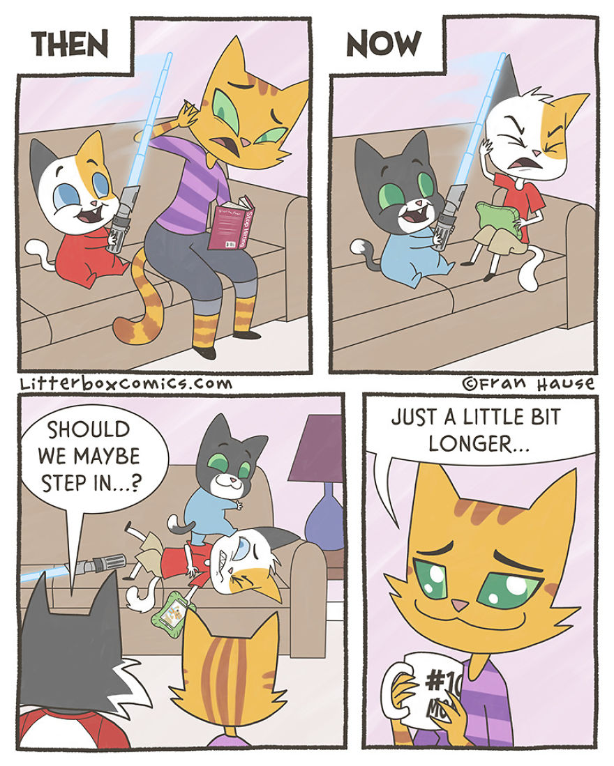 19 More Comics About Being A Mom (Who’s Also A Cat)