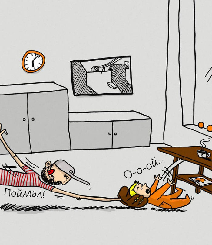 Norwegian Dad Takes Paternity Leave And Illustrates What It&#8217;s Like To Raise Two Children