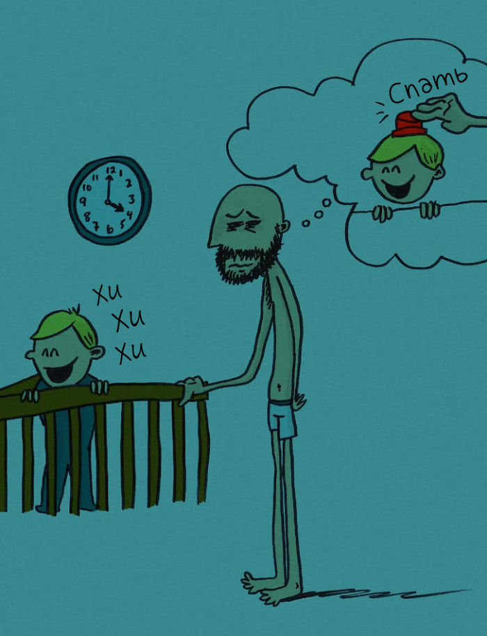 Norwegian Dad Takes Paternity Leave And Illustrates What It&#8217;s Like To Raise Two Children