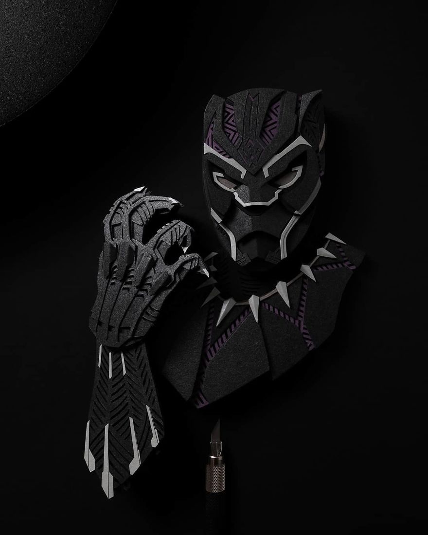 Artist Shows Off His Incredible Paper Work Skills By Recreating Famous Pop Culture Characters Artist Shows Off His Incredible Paper Work Skills By Recreating Famous Pop Culture Characters