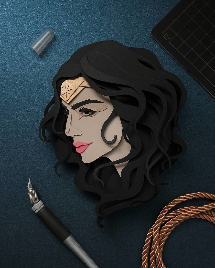 Artist Shows Off His Incredible Paper Work Skills By Recreating Famous Pop Culture Characters Artist Shows Off His Incredible Paper Work Skills By Recreating Famous Pop Culture Characters