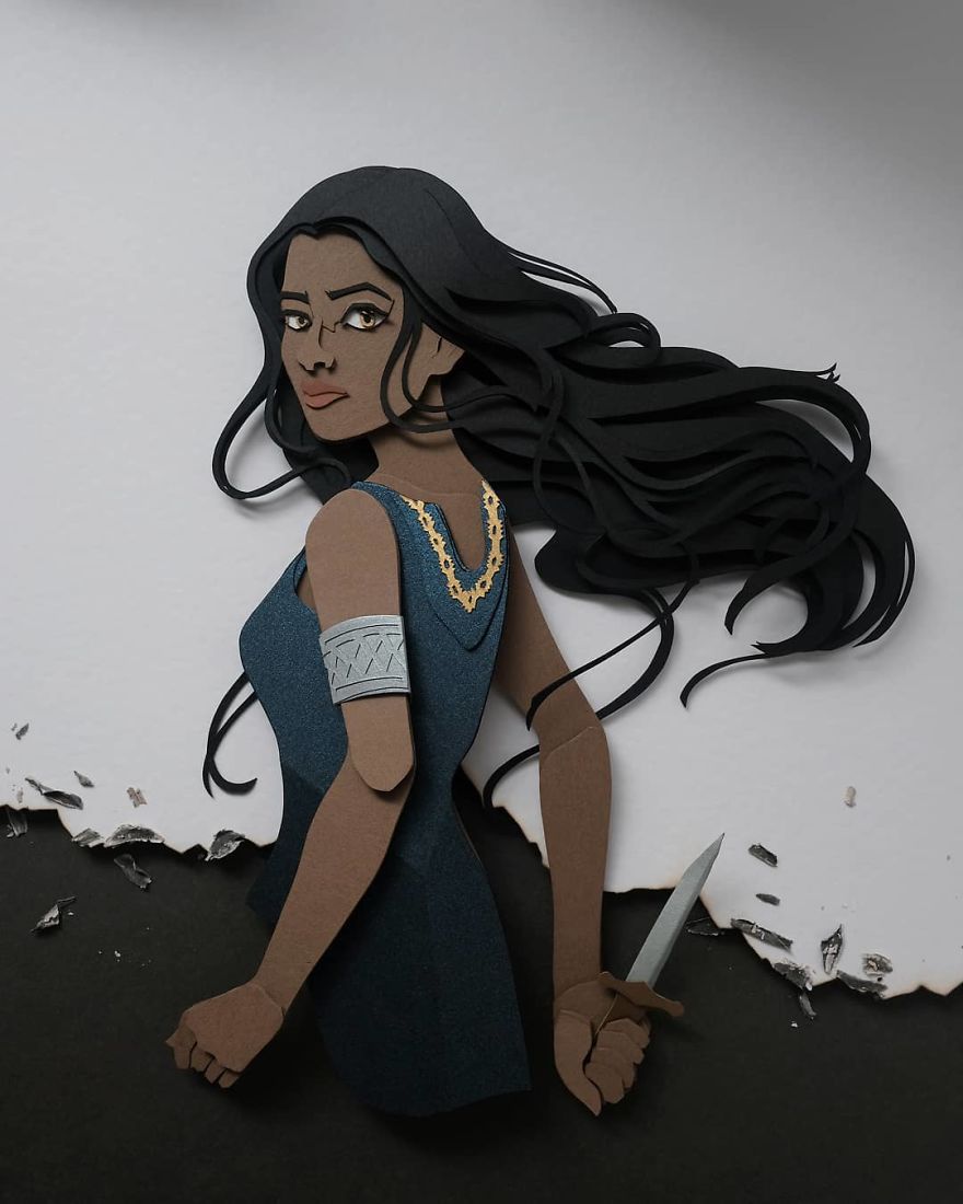 Artist Shows Off His Incredible Paper Work Skills By Recreating Famous Pop Culture Characters Artist Shows Off His Incredible Paper Work Skills By Recreating Famous Pop Culture Characters