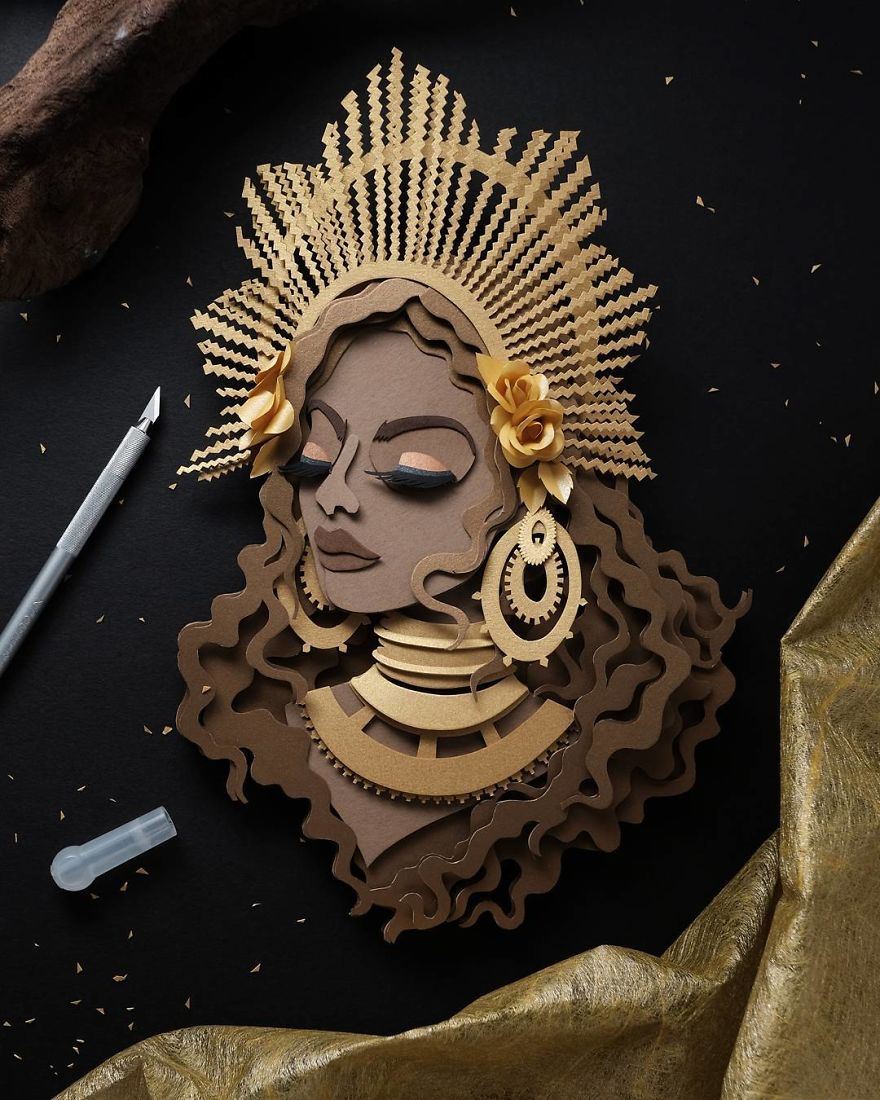 Artist Shows Off His Incredible Paper Work Skills By Recreating Famous Pop Culture Characters Artist Shows Off His Incredible Paper Work Skills By Recreating Famous Pop Culture Characters