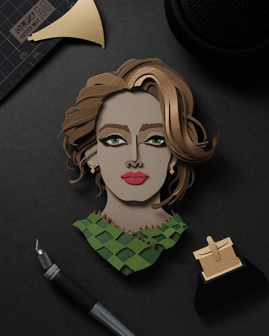 Artist Shows Off His Incredible Paper Work Skills By Recreating Famous Pop Culture Characters Artist Shows Off His Incredible Paper Work Skills By Recreating Famous Pop Culture Characters