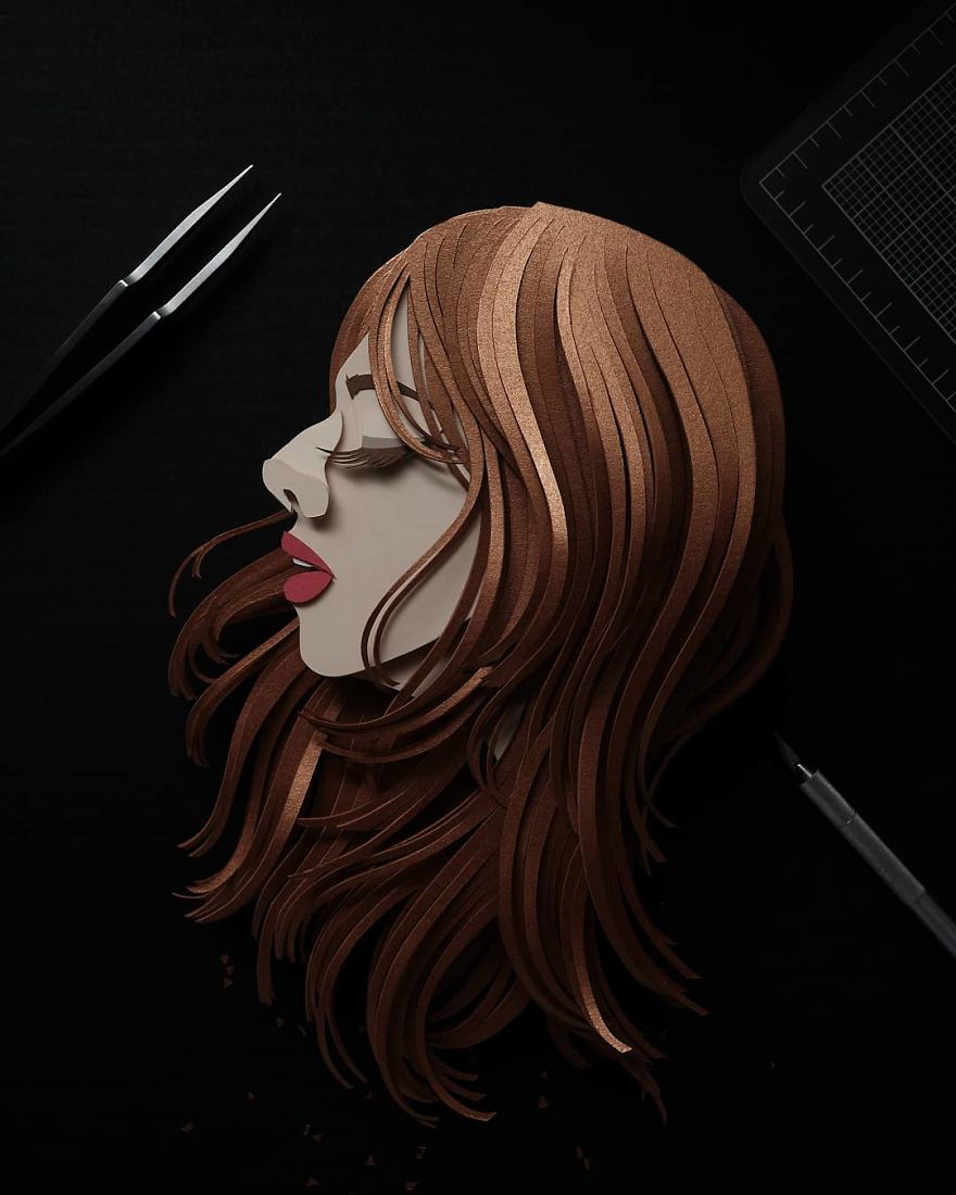 Artist Shows Off His Incredible Paper Work Skills By Recreating Famous Pop Culture Characters Artist Shows Off His Incredible Paper Work Skills By Recreating Famous Pop Culture Characters