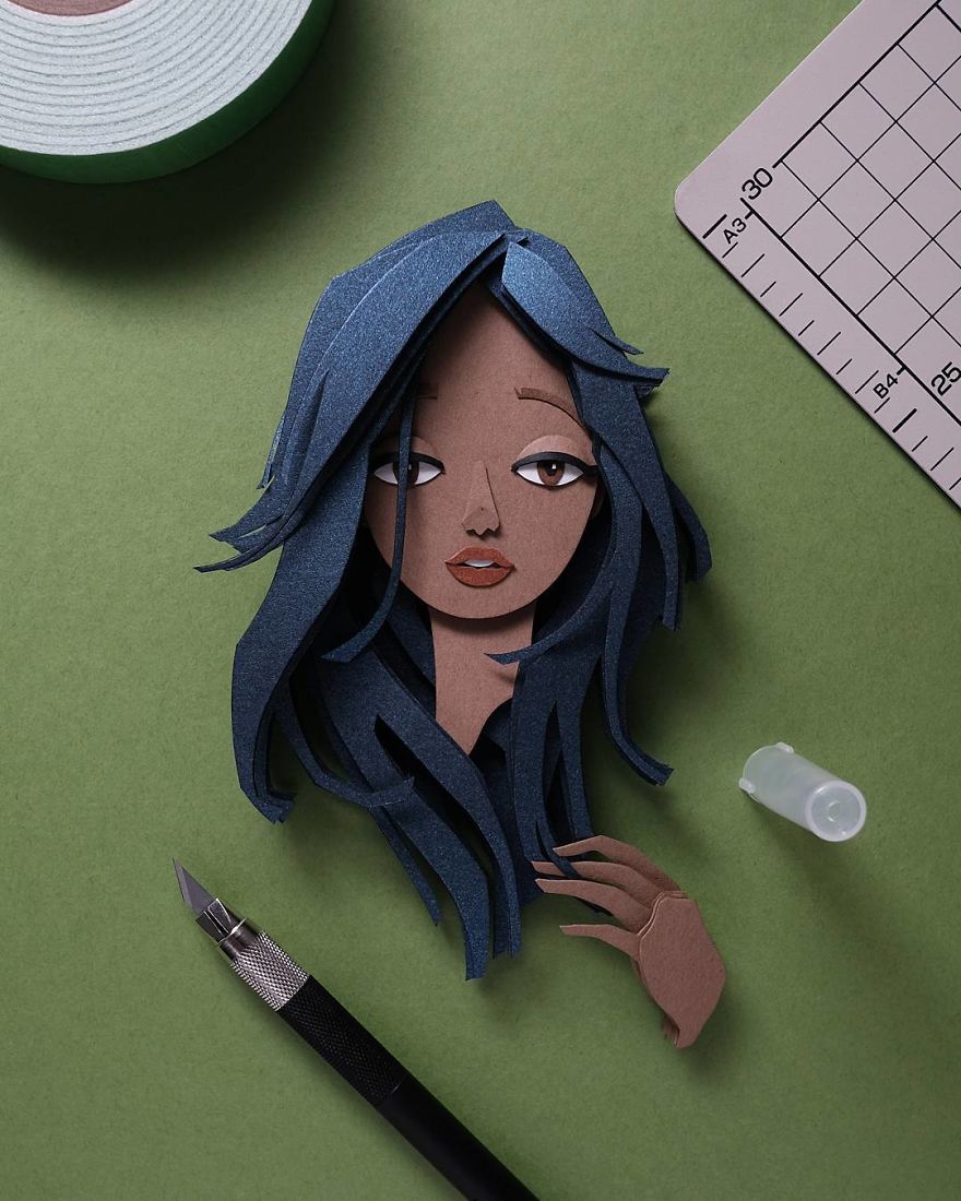 Artist Shows Off His Incredible Paper Work Skills By Recreating Famous Pop Culture Characters Artist Shows Off His Incredible Paper Work Skills By Recreating Famous Pop Culture Characters