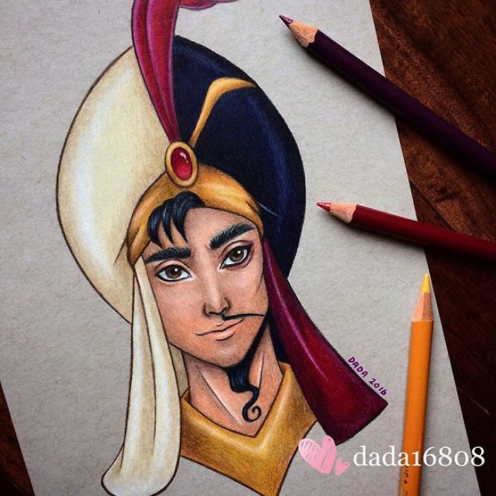 I Combine Two Characters Into One In My Colored Pencil Illustrations (50 Pics) I Combine Two Characters Into One In My Colored Pencil Illustrations (50 Pics)