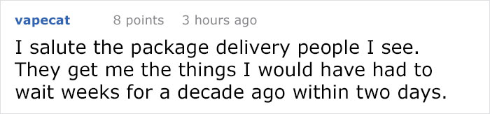 Someone Mocks Person For Being Just A Package Delivery Guy, Gets Perfect Lesson On Respect Someone Mocks Person For Being Just A Package Delivery Guy, Gets Perfect Lesson On Respect
