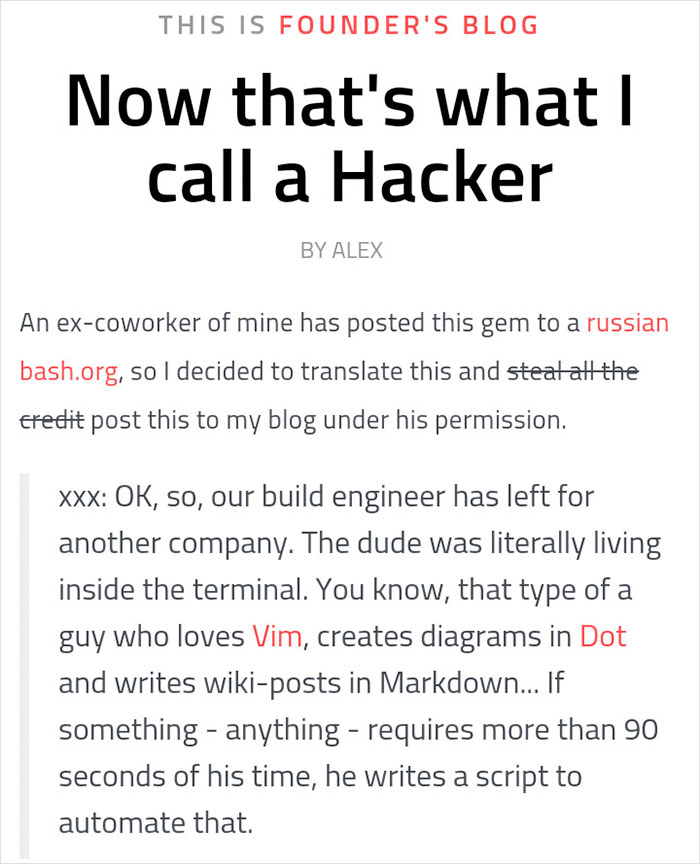 Employees Discover That Their Ex-Coworker Was A Genius Hacker Who Took Laziness To The Next Level Employees Discover That Their Ex-Coworker Was A Genius Hacker Who Took Laziness To The Next Level