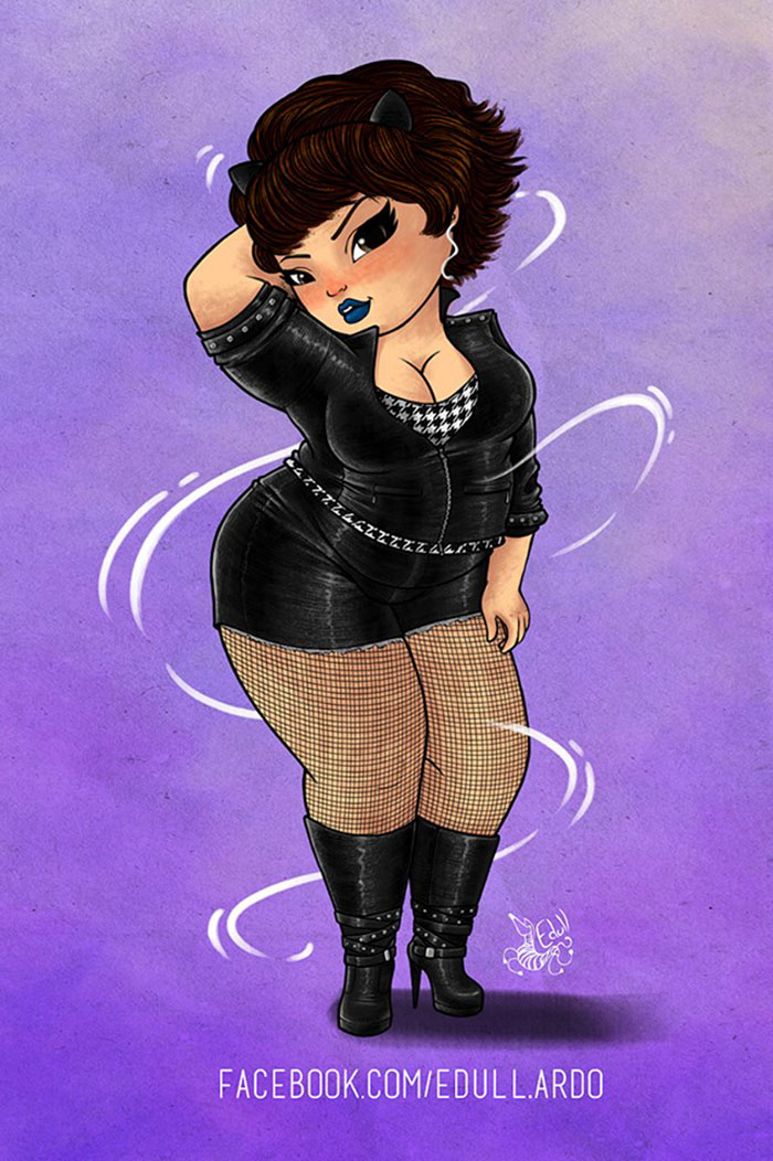 Tired Of Seeing Prejudice Against Plus-Sized Women This Artist Reimagined Superheroes As Plus-Size