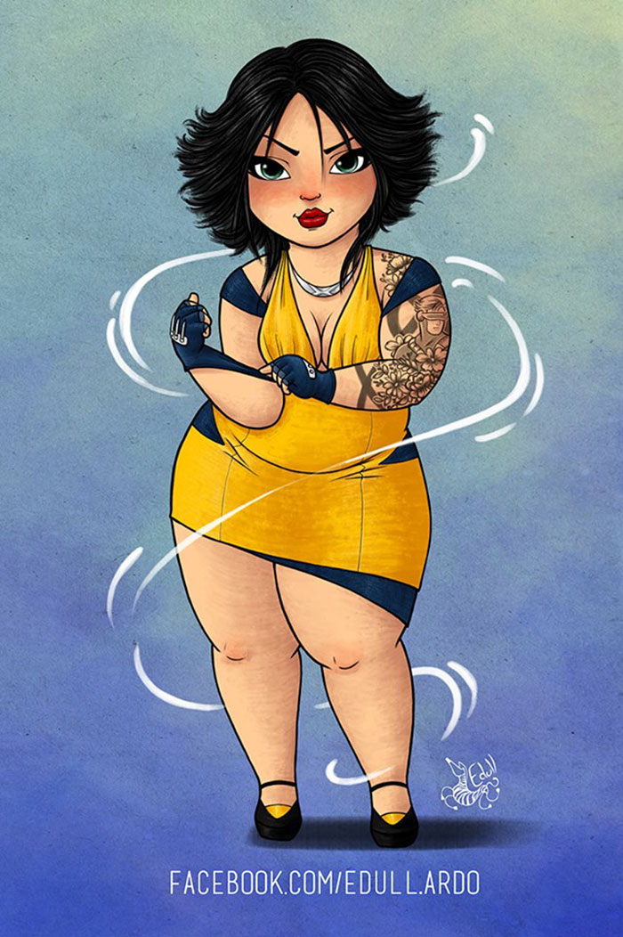 Tired Of Seeing Prejudice Against Plus-Sized Women This Artist Reimagined Superheroes As Plus-Size