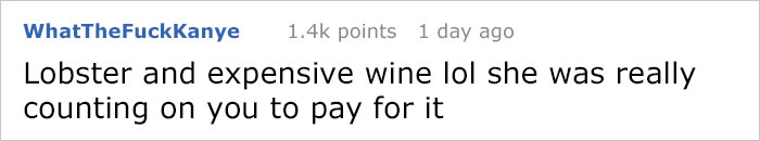 Guy Refuses To Pay $126 For His Date’s Food, So She Shows Him Her True Colors Guy Refuses To Pay $126 For His Date’s Food, So She Shows Him Her True Colors