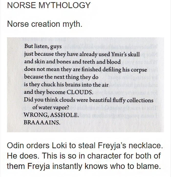 Tumblr User Finds A Mythology Book That Is So Hardcore That Only Deadpool Could Have Written It Tumblr User Finds A Mythology Book That Is So Hardcore That Only Deadpool Could Have Written It