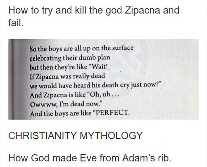 Tumblr User Finds A Mythology Book That Is So Hardcore That Only Deadpool Could Have Written It Tumblr User Finds A Mythology Book That Is So Hardcore That Only Deadpool Could Have Written It