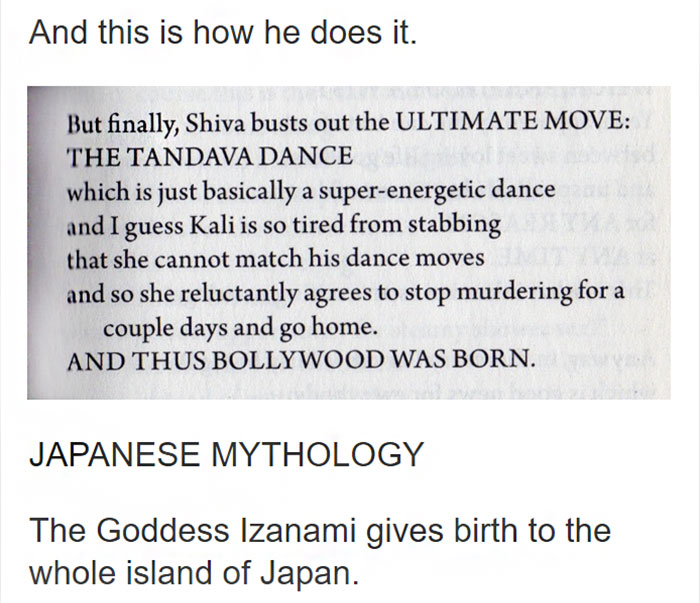 Tumblr User Finds A Mythology Book That Is So Hardcore That Only Deadpool Could Have Written It Tumblr User Finds A Mythology Book That Is So Hardcore That Only Deadpool Could Have Written It