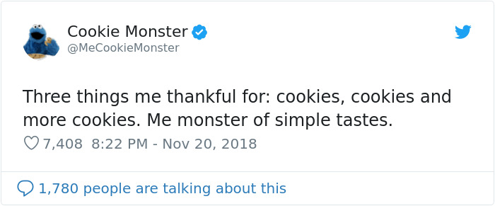Looks Like Cookie Monster Has A Twitter Account And Here Are 25 Of His Most Hilarious Tweets Looks Like Cookie Monster Has A Twitter Account And Here Are 25 Of His Most Hilarious Tweets