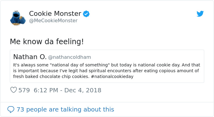 Looks Like Cookie Monster Has A Twitter Account And Here Are 25 Of His Most Hilarious Tweets Looks Like Cookie Monster Has A Twitter Account And Here Are 25 Of His Most Hilarious Tweets