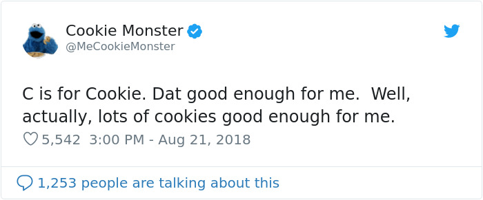 Looks Like Cookie Monster Has A Twitter Account And Here Are 25 Of His Most Hilarious Tweets Looks Like Cookie Monster Has A Twitter Account And Here Are 25 Of His Most Hilarious Tweets