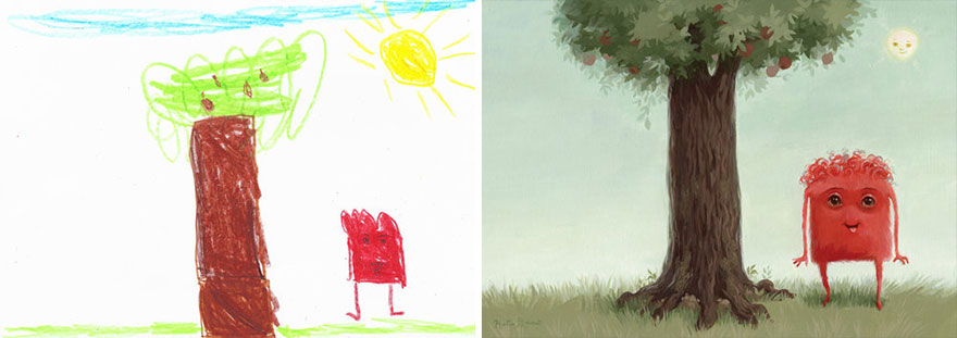 What Happens When Professional Artists Recreate Kids’ Monster Doodles In Their Own Unique Style (New Pics) What Happens When Professional Artists Recreate Kids’ Monster Doodles In Their Own Unique Style (New Pics)