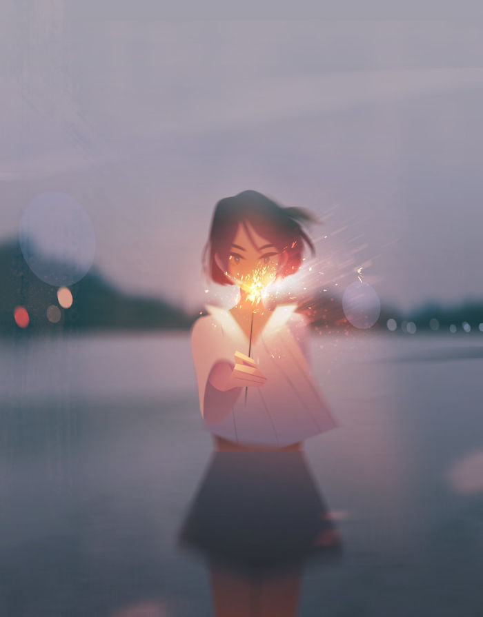 Artist Creates Illustrations That Turn Loneliness Into Magic Artist Creates Illustrations That Turn Loneliness Into Magic