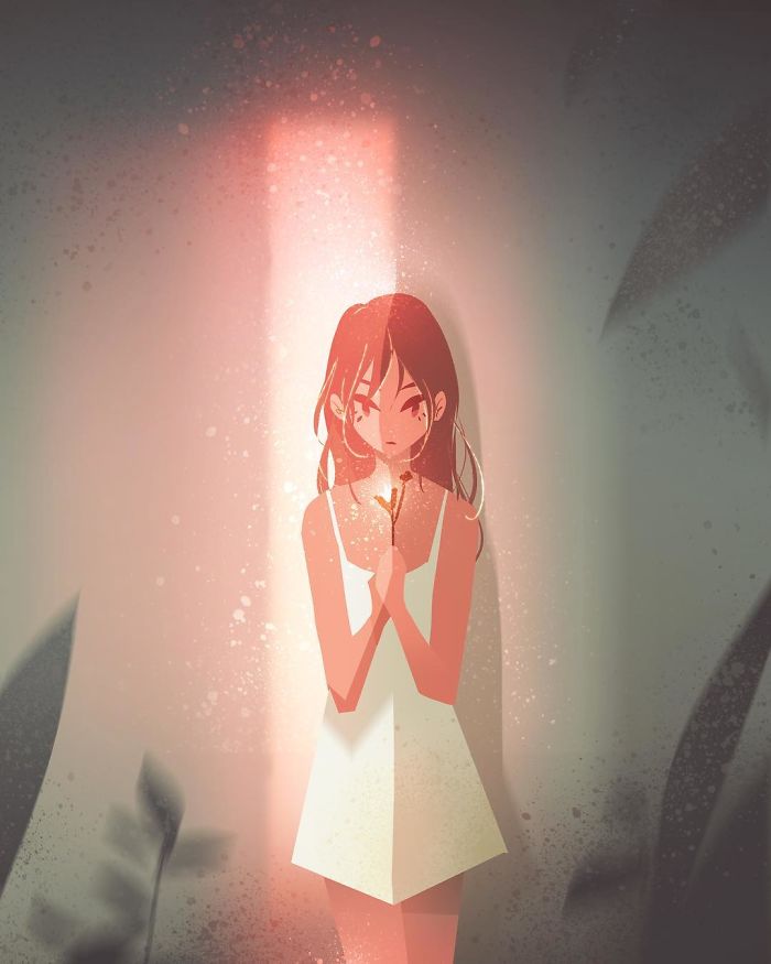 Artist Creates Illustrations That Turn Loneliness Into Magic Artist Creates Illustrations That Turn Loneliness Into Magic