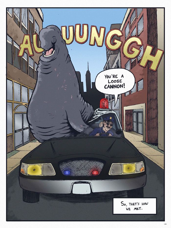 Hilarious Comic About A Cop Who Was 3 Months Away From Retirement And Got A New Partner Hilarious Comic About A Cop Who Was 3 Months Away From Retirement And Got A New Partner