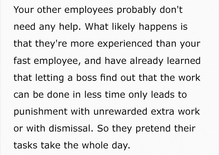 Boss Asks If He Should Fire Efficient Employee Who Finishes Work Early And Then Plays Video Games Boss Asks If He Should Fire Efficient Employee Who Finishes Work Early And Then Plays Video Games