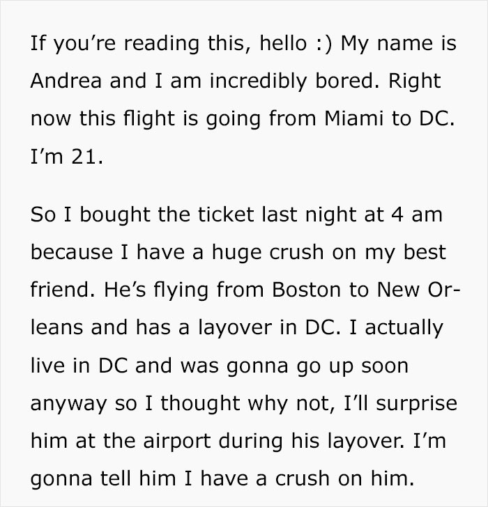 The Internet Is Trying To Find The Person Who Left This Note In An Airplane The Internet Is Trying To Find The Person Who Left This Note In An Airplane
