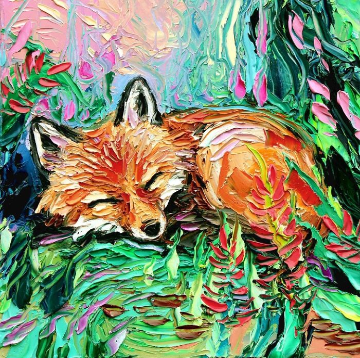 Artist’s Painting Gets Mistaken For A Van Gogh, So She Creates Brilliant ‘Starry Night’ Series (Part II)