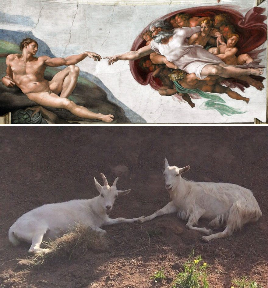 50 Times People Tried To Recreate Famous Artworks And Nailed It 50 Times People Tried To Recreate Famous Artworks And Nailed It